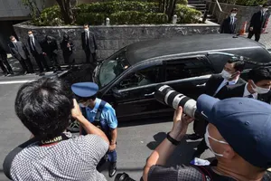 Thi thể cố Thủ tướng Shinzo Abe được đưa về Tokyo