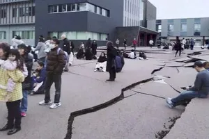 Nhật hứng động đất 7,4 độ richter, cảnh báo sóng thần loạt tỉnh ven biển miền trung