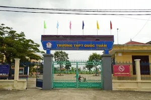 (Trường THCS Trần Quốc Tuấn, nơi có thí sinh bị nhầm lẫn điểm thi do sự cố ghép nhầm phách. Ảnh: Internet)