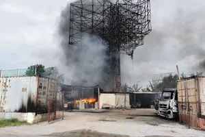 Kho xăng dầu ở Hải Phòng bị cháy xây trái phép