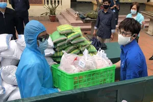 Hải Phòng tiếp tế lương thực, thực phẩm cho dân khu phong tỏa