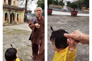 Đề nghị xử lý nhà sư đập nắm nhang đang cháy vào tay phật tử