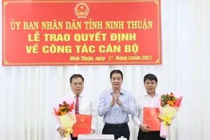 Ninh Thuận bổ nhiệm Giám đốc Sở Tài nguyên và Môi trường