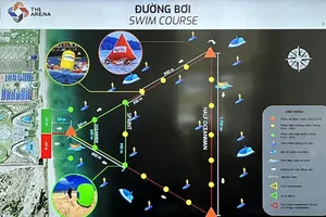 Khánh Hòa dừng giải bơi quốc tế lần đầu được tổ chức 