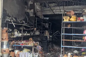 Hiện trường vụ cháy làm bốn người tử vong ở TP Nha Trang