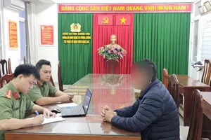Công an Khánh Hòa làm việc với người đăng tin sai sự thật việc vỡ hồ thủy lợi