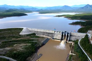 Hồ chứa nước Sông Than bị nứt, thấm khi vừa khánh thành