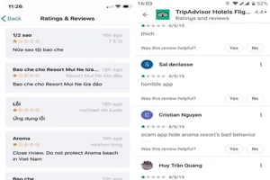 TripAdvisor bị người Việt đánh giá 1 sao vì vụ Aroma Resort