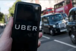 Uber ở Anh - Ảnh : CBC
