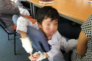 Bé Tiến Phước đã ra viện với số tiết kiệm 110 triệu