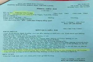 Người đàn ông được chẩn đoán tử cung, buồng trứng ổn