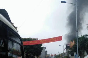 Cháy lớn tại đền Mẫu ngày mùng 5 Tết