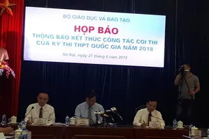 Bộ GD&ĐT giải thích hiện tượng lọt đề thi THPT quốc gia 2018 