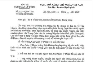 Bộ Y tế nói về thuốc 'làm từ thịt người' của Trung Quốc