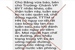 Bộ Y tế bác tin đồn Hà Nội có nguy cơ bùng phát dịch COVID-19 