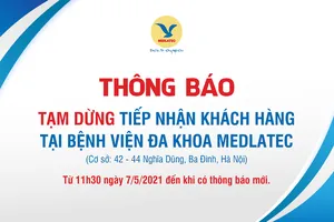 Thêm 1 bệnh viện tại Hà Nội ngưng tiếp nhận bệnh nhân 