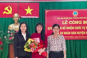 Nhân sự mới huyện Hóc Môn, TP.HCM