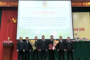 Nhân sự mới TAND Cấp cao tại TP.HCM