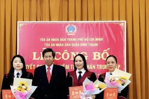 Bổ nhiệm nhiều thẩm phán tại TAND quận Bình Thạnh, TP.HCM