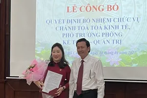 Nhân sự mới TAND Cấp cao tại TP.HCM