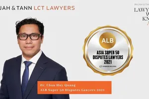 1 luật sư Việt Nam vào Top 50 Siêu luật sư Châu Á 