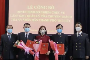 Nhân sự mới TAND TP Thủ Đức 