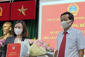 TP.HCM: Nhân sự mới TAND quận 10