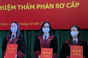 TP.HCM: Bổ nhiệm 33 thẩm phán mới