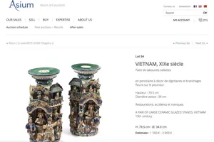 Cặp đôn gốm giả cổ mua đấu giá ở Pháp bị coi là 'hàng tiêu dùng qua sử dụng'