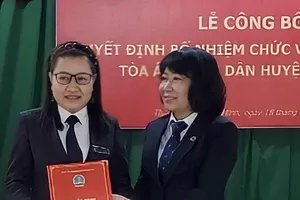 TAND huyện Hóc Môn có tân Phó Chánh án