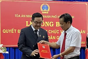 TAND quận 7, TP.HCM có tân Chánh án