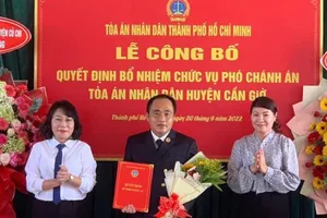 Nhân sự mới TAND huyện Cần Giờ, TP.HCM