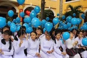 Khai giảng ở ngôi trường đẹp nhất TP.HCM