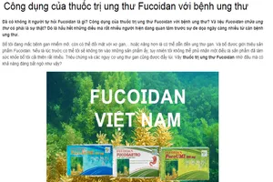 Thực hư công dụng 'thần dược' fucoidan trị ung thư