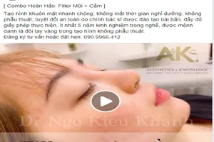 'Đôi tay vàng trong tạo hình không phẫu thuật' bị bóc mẽ