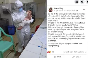 Cảm động câu chuyện nữ bác sĩ ở TP.HCM vắt sữa tặng em bé mắc COVID-19