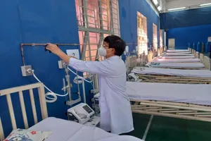 TP.HCM có bệnh viện điều trị COVID-19 cấp quận trang bị máy thở