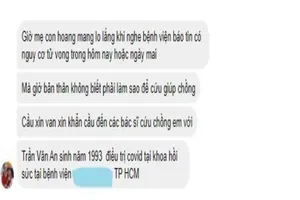 Bệnh nhân COVID-19 nguy kịch được cứu sống nhờ tin nhắn cầu cứu trên fanpage