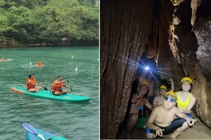 Mê mẩn hành trình mới Sông Chày - Hang Tối ở Quảng Bình 