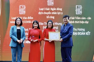 Báo Pháp Luật TP.HCM đạt giải Ba giải Báo chí toàn quốc 'Vì Sức khỏe nhân dân’