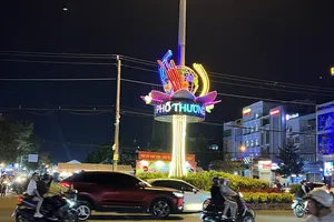 Biểu tượng "Phố Thương mại - Dịch vụ" quận Bình Tân