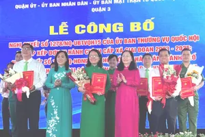 Quận 3, TP.HCM công bố nghị quyết sắp xếp đơn vị hành chính