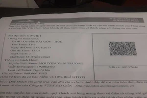 Cảnh báo xuất hiện vé tàu tết giả lừa đảo người dân