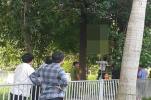 Người đàn ông treo cổ trên cây tại Tân Sơn Nhất