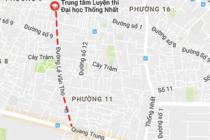 Điều chỉnh giờ cấm ô tô vào đường Lê Văn Thọ, Gò Vấp 