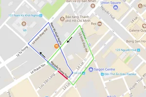Từ 18-6, cấm phương tiện vào đường Nguyễn Trung Trực