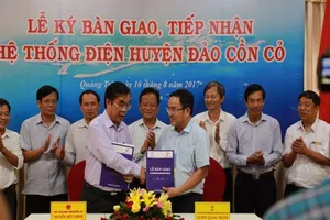EVN tiếp nhận hệ thống điện trên huyện đảo Cồn Cỏ