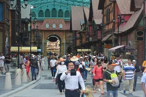 Du khách tại Phú Quốc, Kiên Giang- Ảnh: Tú Uyên