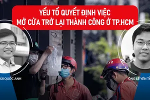 Yếu tố quyết định việc mở cửa trở lại thành công ở TP.HCM