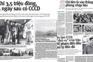 Cần sớm xử nghiêm người nhận làm CCCD “dịch vụ” 